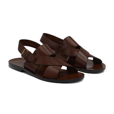 sandales homme en cuir